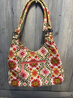 #ad Vera Bradley Folkloric Hobo Handbag Retired Pattern
