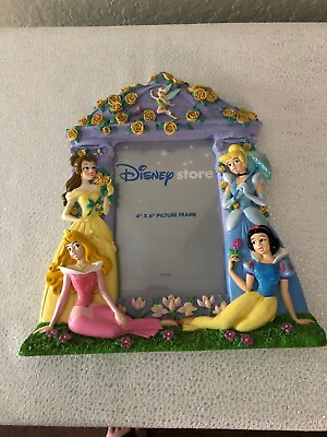 #ad Disney 3D Princess Frame In Excellent Condition Beautiful Colors And Details