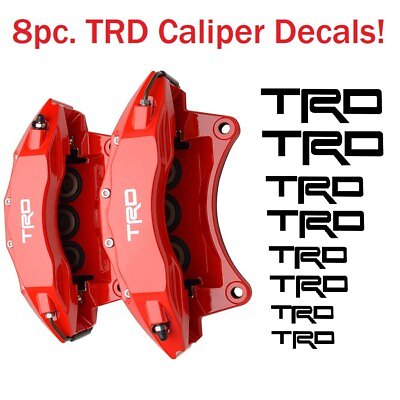 #ad TRD Brake Caliper High Temp Decal Vinyl Sticker Toyota Racing Development