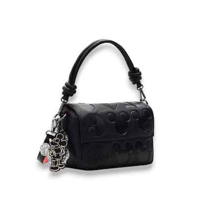 #ad Fashion Shoulder Bag DESIGUAL All Mickey Valdivia Women Black 24SAXP56 2000 U