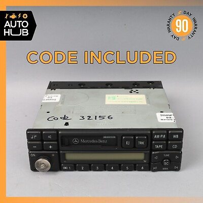 #ad 92 98 Mercedes R129 SL320 E500 S420 FM AM Audio Radio Player 0038203686 OEM