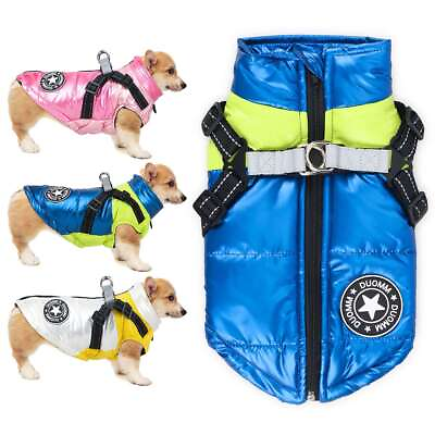 #ad Warm Pet Dog Coats Jacket Outdoor Clothes Waterproof Winter Vest Puppy Coat