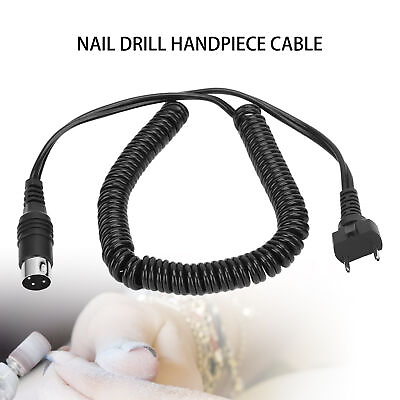 #ad Nail Drill Handpiece Cord Power Cable Electric Nail Drill Manicure Machine A EUJ