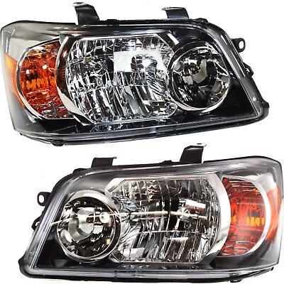 #ad Headlights Headlamps Left amp; Right Pair Set NEW for 04 06 Toyota Highlander