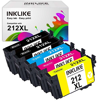 #ad For Epson 212XL 212 XL T212XL for Epson WorkForce WF 2830 2850 Ink Cartridges