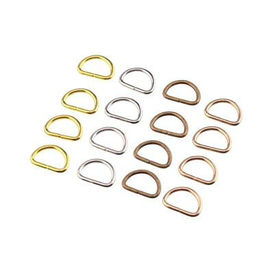 #ad Silver Gold Colors Buckles Connector Leather Handbag Ring Craft Connectors 50pcs