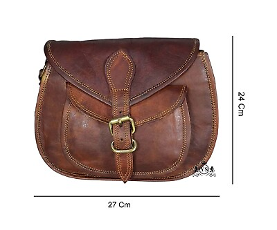 Leather Messenger Women Bag 13quot; LARGE Shoulder Tote Purse Satchel Lady Bag Hobo $42.00