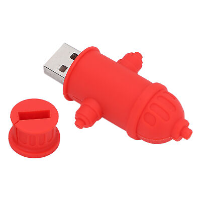 #ad Cartoon Fire Hydrant Shaped USB Flash Drive Cute Home Office USB Stick for Data