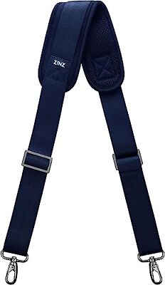 #ad Bag Shoulder Strap Padded Adjustable Shoulder Strap Replacement 57 inch Blue