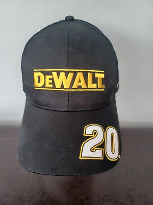 #ad Dewalt Joe Gibbs Racing #20 Snapback Trucker Hat Brand New Tools