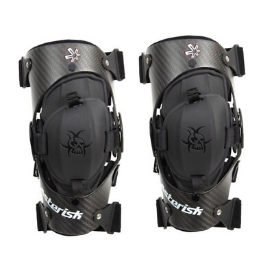 #ad Asterisk Youth Cell Micro Motocross MX ATV Knee Braces One Size