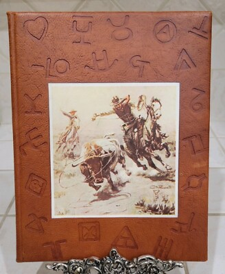 #ad ARTISTS OF THE OLD WEST. Leather Binding. Limited Edition by John C. Ewers. Nice
