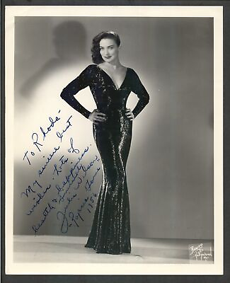 #ad Julie Wilson Signed Vintage Celebrity Autograph Photo Pajama Game