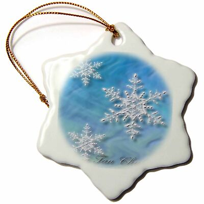 #ad 3dRose Sung Tan Chuk Ha Merry Christmas in Korean Snowflake 3 inch Snowflake