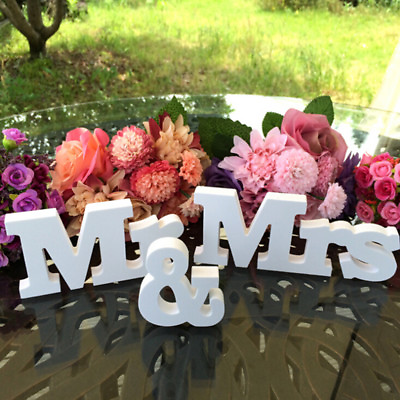 #ad Wedding birthday party decoration white letters mr amp; mrs wedding creativ