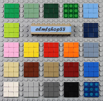 #ad LEGO 1x1 Square Tiles PICK YOUR COLORS Smooth Finishing Flat Mosaic Bulk Lot