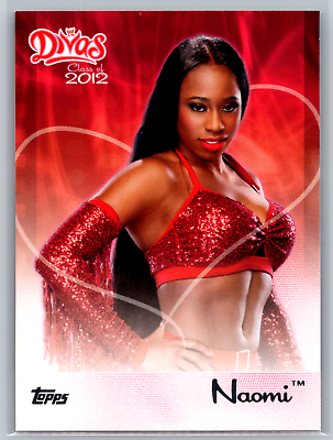 #ad Naomi 2012 Topps WWE Divas Class of 2012 Rookie Card #12