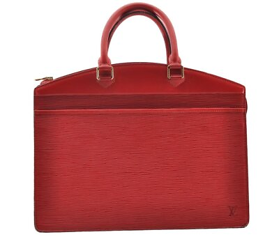 #ad Authentic Louis Vuitton Epi Riviera Hand Bag Red M48187 LV 7587I
