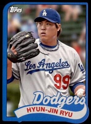 #ad 2014 Topps 1989 Die Cut Minis Hyun Jin Ryu Los Angeles Dodgers #TM 90