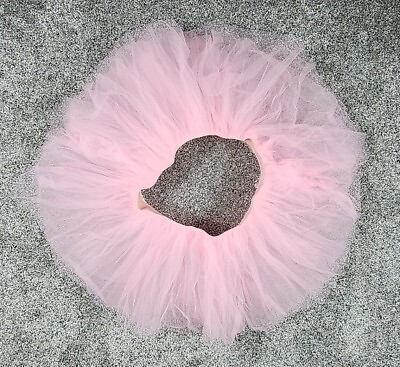 #ad Short Tulle Tutu Ballet Skirt Classic 5 Layers Womens One Size Light Pink