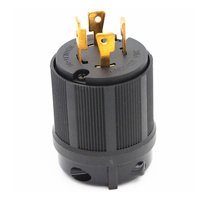 #ad Premium 30Amp Lock Adapter Compatible with For NEMA L1430P Generator Plug