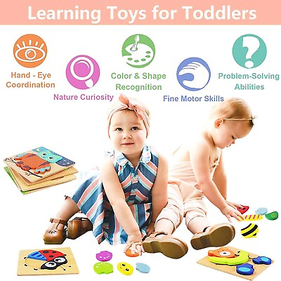 #ad Girls Boys Toddler Gift Educational Toys For 1 2 3 Years Old Toys For Kids 6Pc