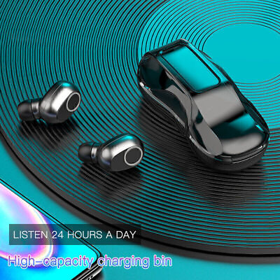 #ad Bluetooth 5.0 Headphones LED Battery Display TWS Stereo in Ear Headset Earphones