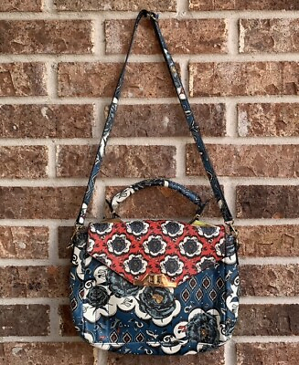 #ad Aldo Floral Red And Blue Handbag Shoulder Bag Crossbody.