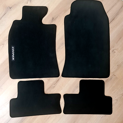 #ad Car Floor mats velour for Mini Cooper Mini One R50 2001 2006 waterproof black