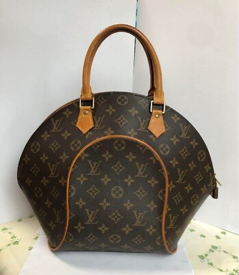 #ad Louis Vuitton M51126 Ellipse M M Monogram Back Brown Authentic