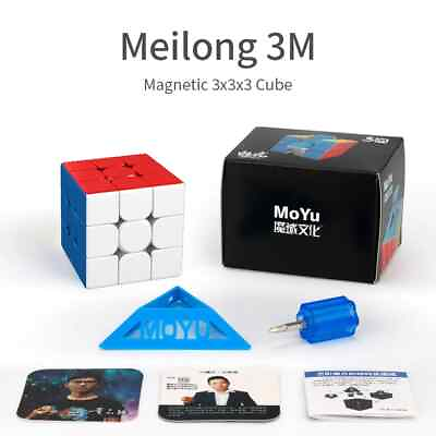 #ad 3x3x3 Magnetic Cube Speed cube magic cube Professional Magnetic Cube Puzzle Toys