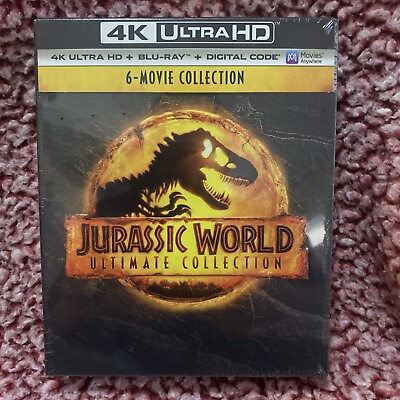 #ad Jurassic World Ultimate Collection 4Ultra HD Blu Ray Digital New 6 Movies