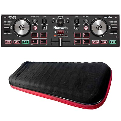 #ad Numark DJ2GO2 Touch Serato DJ Lite Portable Pocket DJ Controller w Case