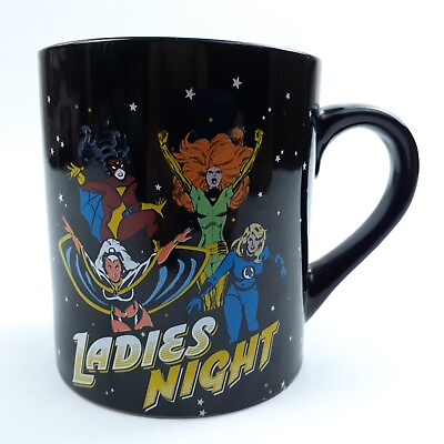 #ad Marvel Coffee Mug 12 oz. Cup Ladies Night Out 2011 Phoenix Invisible Storm Retro