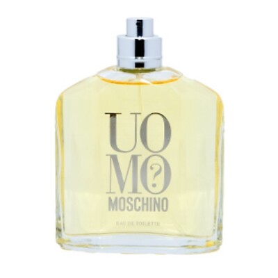 #ad Uomo Moschino by Moschino 4.2 oz EDT Cologne for Men Brand New Tester
