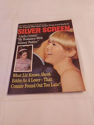 #ad 1968 December Silver Screen Magazine My Romance With Sidney Poitier MH242