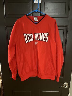 #ad NHL Licensed Product Detroit Red Wings Polyester Pullover Size Med