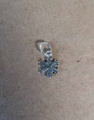 #ad James Avery Aspen Snow Crystal Charm Snowflake Sterling Silver Christmas Winter