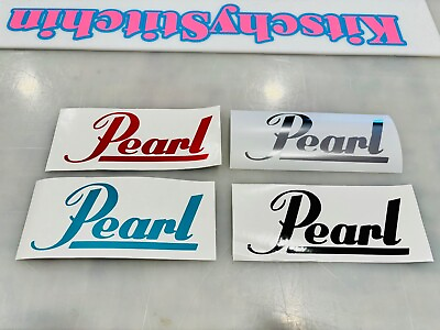 #ad Pearl Drums Vinyl Decal MANY Sizes amp; Colors Avail amp; FREE Ship Buy 2 Get 1 FREE