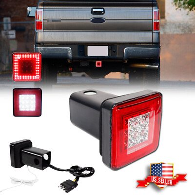 #ad Universal LED Tow Hitch Driving amp; Brake Lamp Reverse Light Fits 2quot; for Truck SUV
