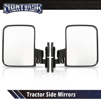 #ad Fit For Kubota BX John Deere 1025r Rubber Coated Magnetic Tractor Mirrors Pair