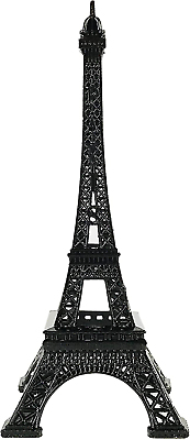 #ad 7quot; Eiffel Tower Statue Decor Alloy Metal Black