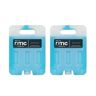 #ad RTIC Refreezable Reusable Cooler Ice Packs Cold Ice Long Lasting Large 2 Pack