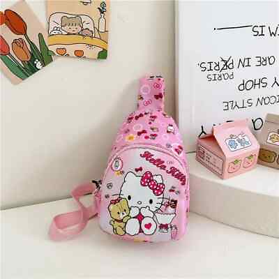 #ad Hello Kitty Pink Mini Crossbody Sling Backpack