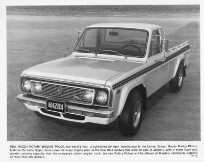 #ad 1974 Mazda Rotary Pickup Truck Press Photo 0068