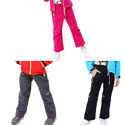 #ad Kids Boys Girls Pants Hiking Streetwear Cycling Trousers Camping Homewear Warm