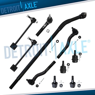 #ad Front Inner Outer Tie Rod Upper Lower Ball Joints for 2007 2017 Jeep Wrangler