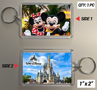 #ad New Keychain Gift Disney World Magic Kingdom Mickey Orlando US Souvenir Car Key