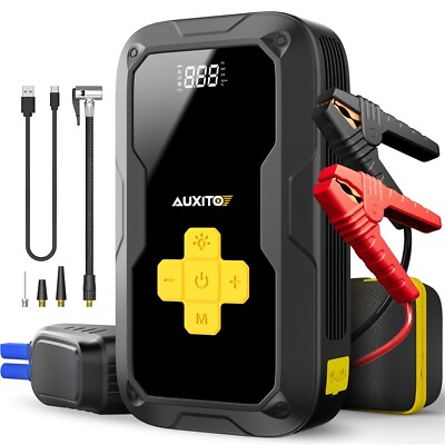 #ad 3500A Car Jump Starter with Air Compressor Power Bank Battery Charger Booster US