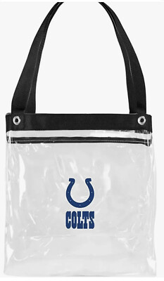 #ad NFL Clear Zip Tote Colts $19.99
